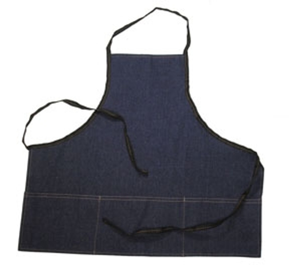 Deluxe Denim Apron, Heavy Duty All-denim With Pockets