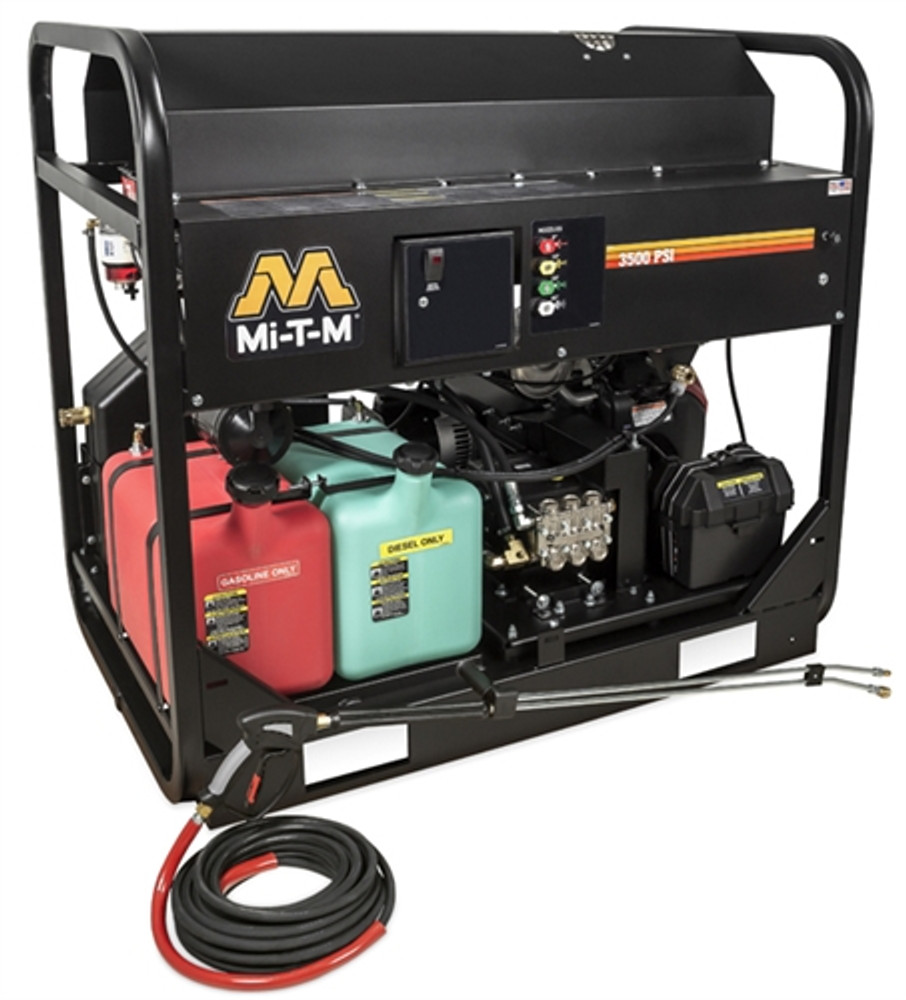 Mi-T-M HS-3505-1MGH Belt Drive Gas Hot Water Pressure Washer  w/Honda Engine