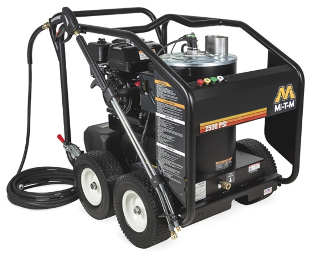 Mi-T-M HSP-2503-0MMH Direct Drive Hot Water Gas Pressure Washer  w/Honda Engine