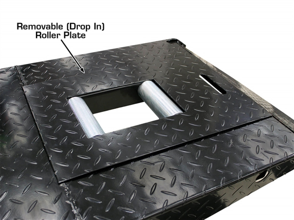 Atlas® HT-ACL Cycle Lift 1,000 lbs w/Drop In Rear Wheel Roller Plate