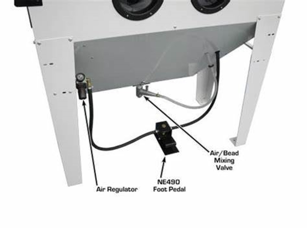 Atlas® SBC420 Sandblast Cabinet w/ Vacuum