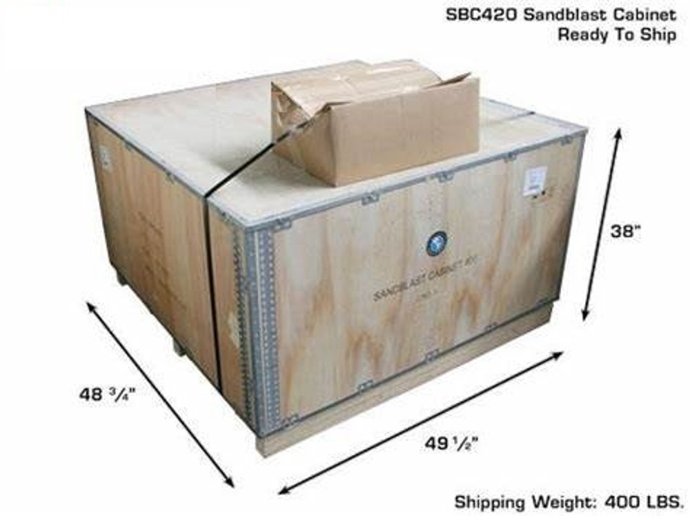 Atlas® SBC420 Sandblast Cabinet w/ Vacuum