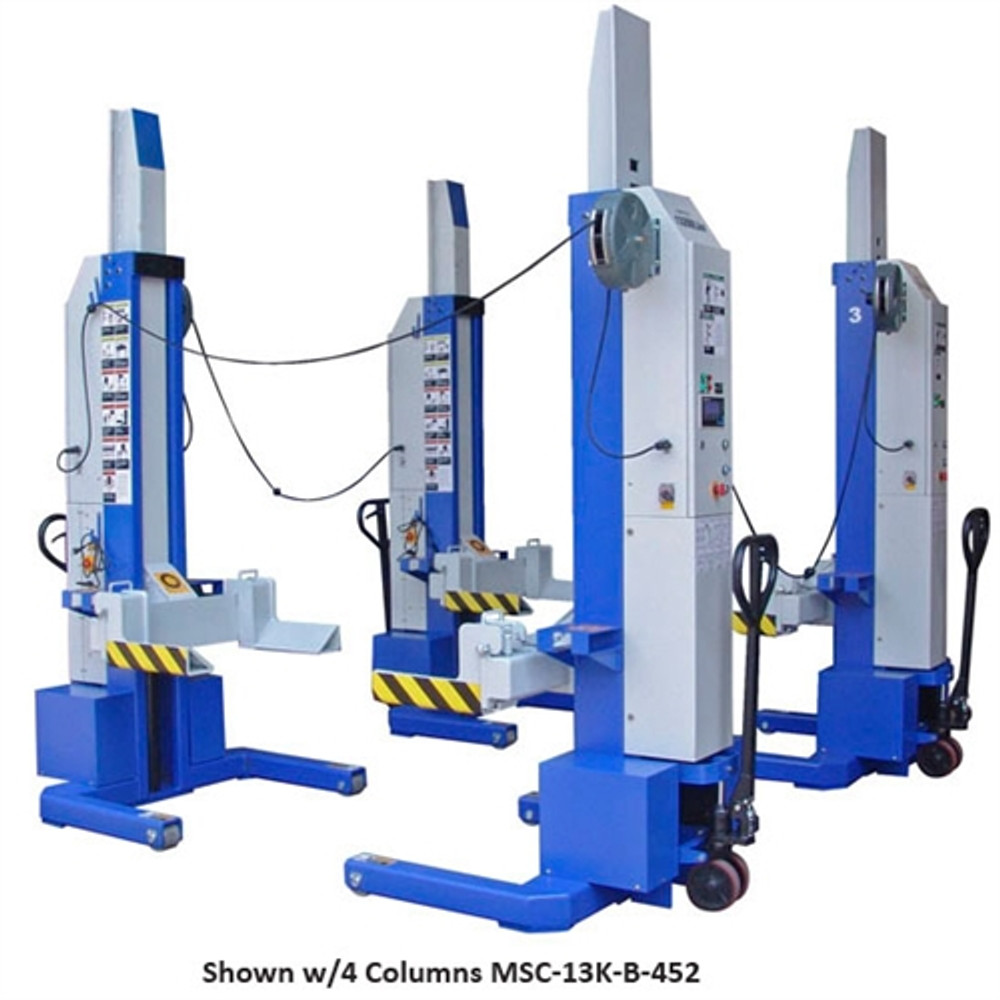 iDeal Lift MSC-13K-B-226 13,200lb. Per Mobile Column Lifting System (Set of 2) iDeal Lift MSC-13K-B-226 13,200lb. Per Mobile Column Lifting System (Set of 2)