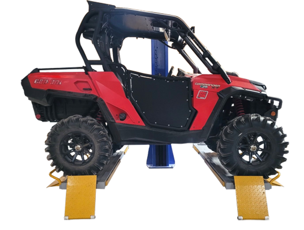 iDeal Lift SC-2K-UTV-X Single Column 'Multi-Use' UTV & Mower Storage / Service Lift