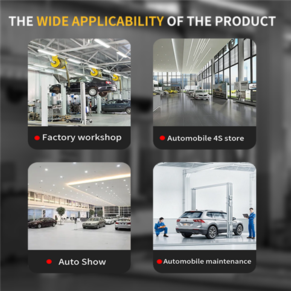 Katool KT-AS110D Asymmetric Direct-Drive 2 Post Car Lift 11,000 lbs