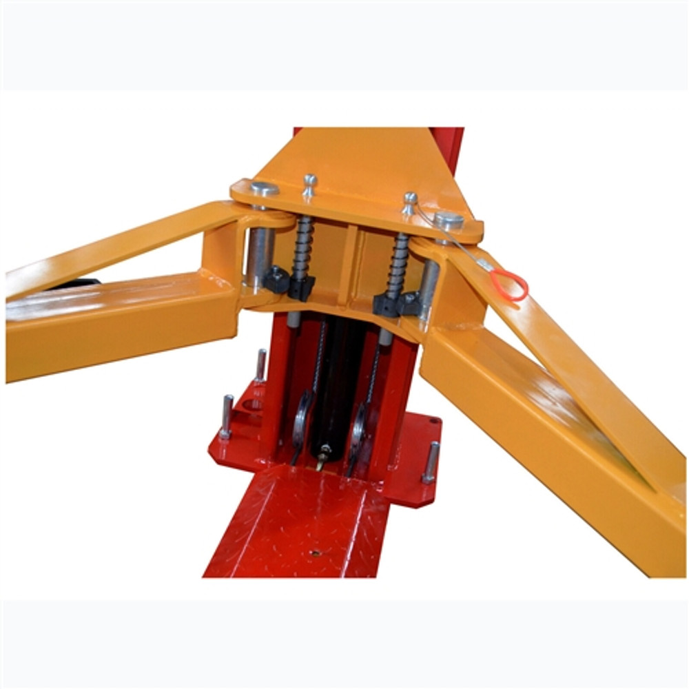 Katool KT-H100 Symmetric 2 Post Floor Plate Car Lift 10,000 lbs - Red