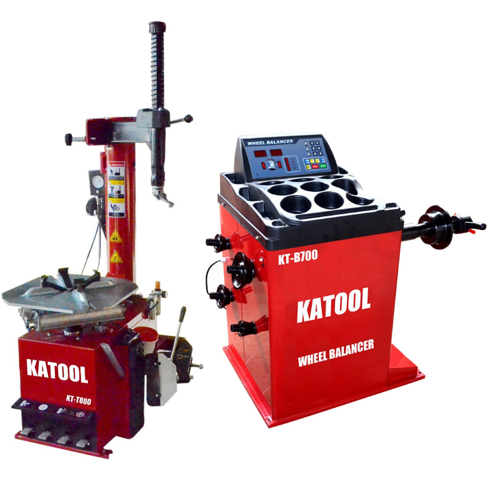 Katool KT-T800 Tire Changer & KT-B700 Wheel Balancer Combo