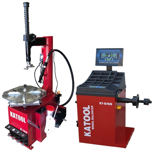 Katool KT-T810 Tire Changer & KT-B760 Wheel Balancer