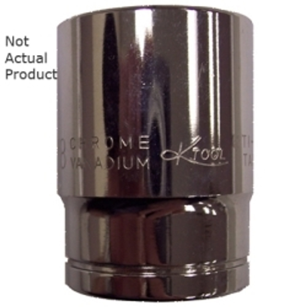 1/2"D 1-1/2" 6pt Short Socket 1/2"D 1-1/2" 6pt Short Socket