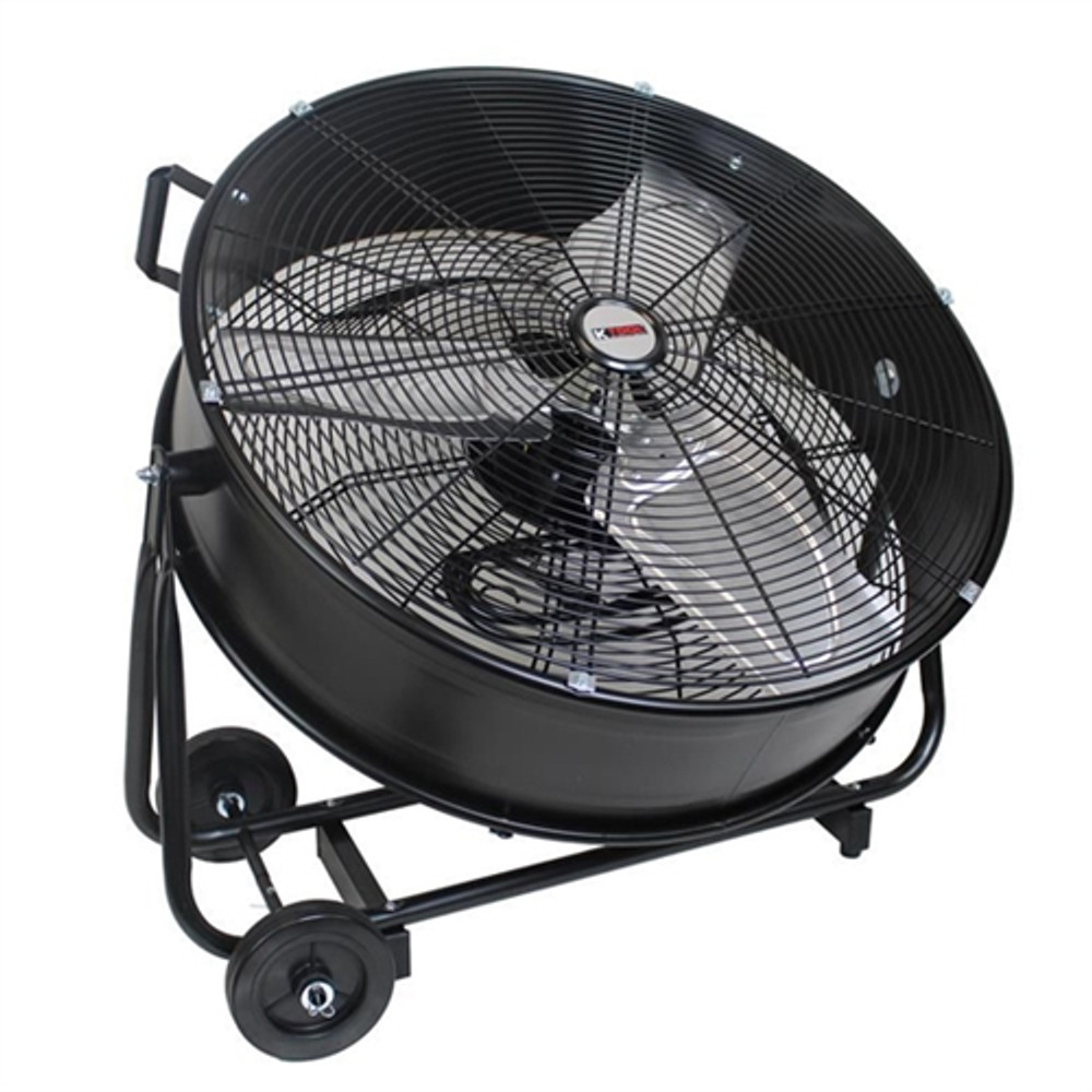 K Tool 77741 24" Direct Drive Industrial Tilting Drum Fan