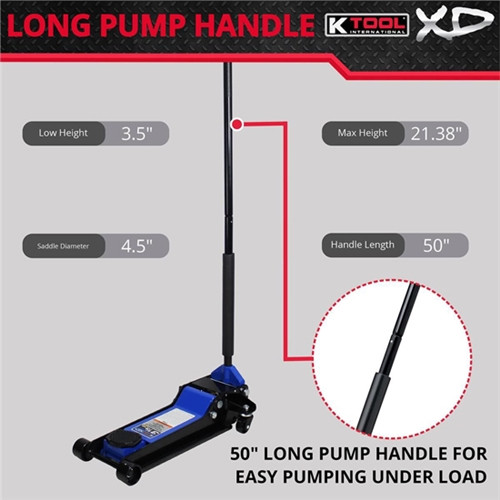 K Tool XD 3.33T Low Profile Service Jack
