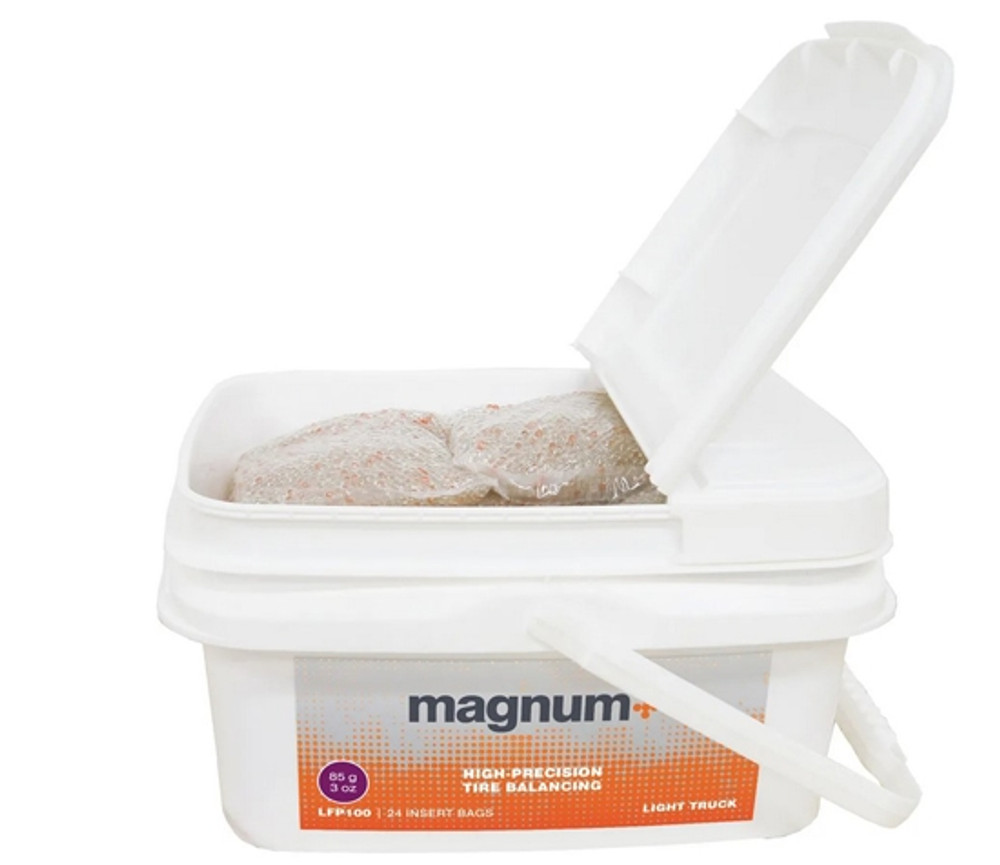 Martins Industries LFP100 MAGNUM+ Fleet Tub Tire Balancing Beads - 24 Bags 3oz.