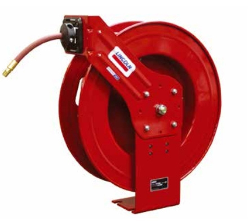 Lincoln 83754 1/2" X 50 Ft. Retractable Air & Water Hose Reel Lincoln 83754 1/2" X 50 Ft. Retractable Air & Water Hose Reel