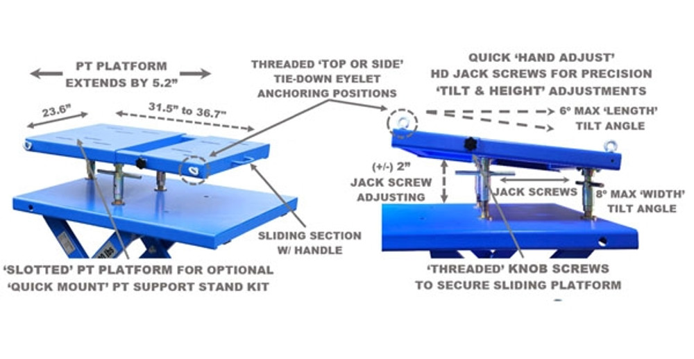 iDeal LT-PT2500AH-X Powertrain Lift Table