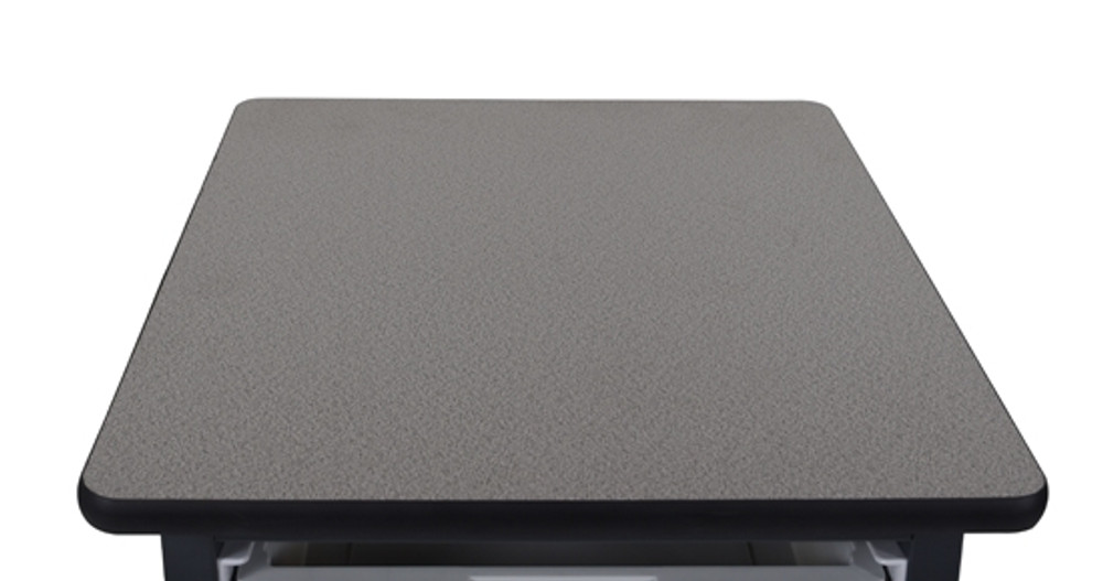 Luxor MBS-DR-16S Mobile Bin Storage Unit - Double Row