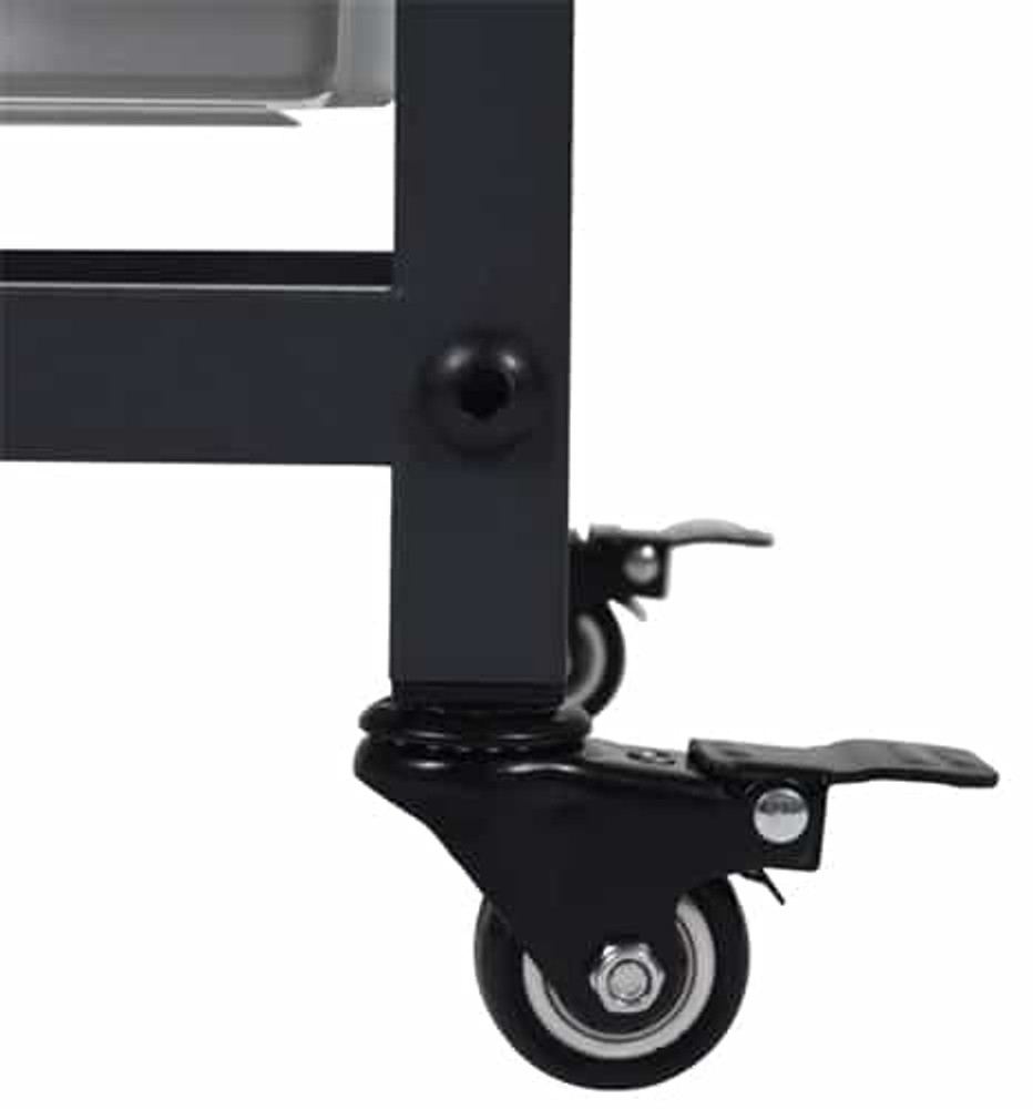 Luxor MBS-SR-8S Mobile Bin Storage Unit - Single Row