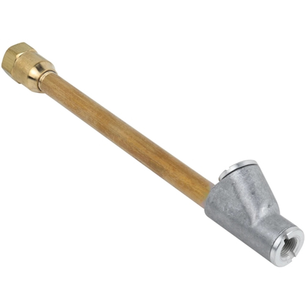 Milton S-693  1/4" Straight Foot Dual-Head Air Chuck Tire Pressure Gauge