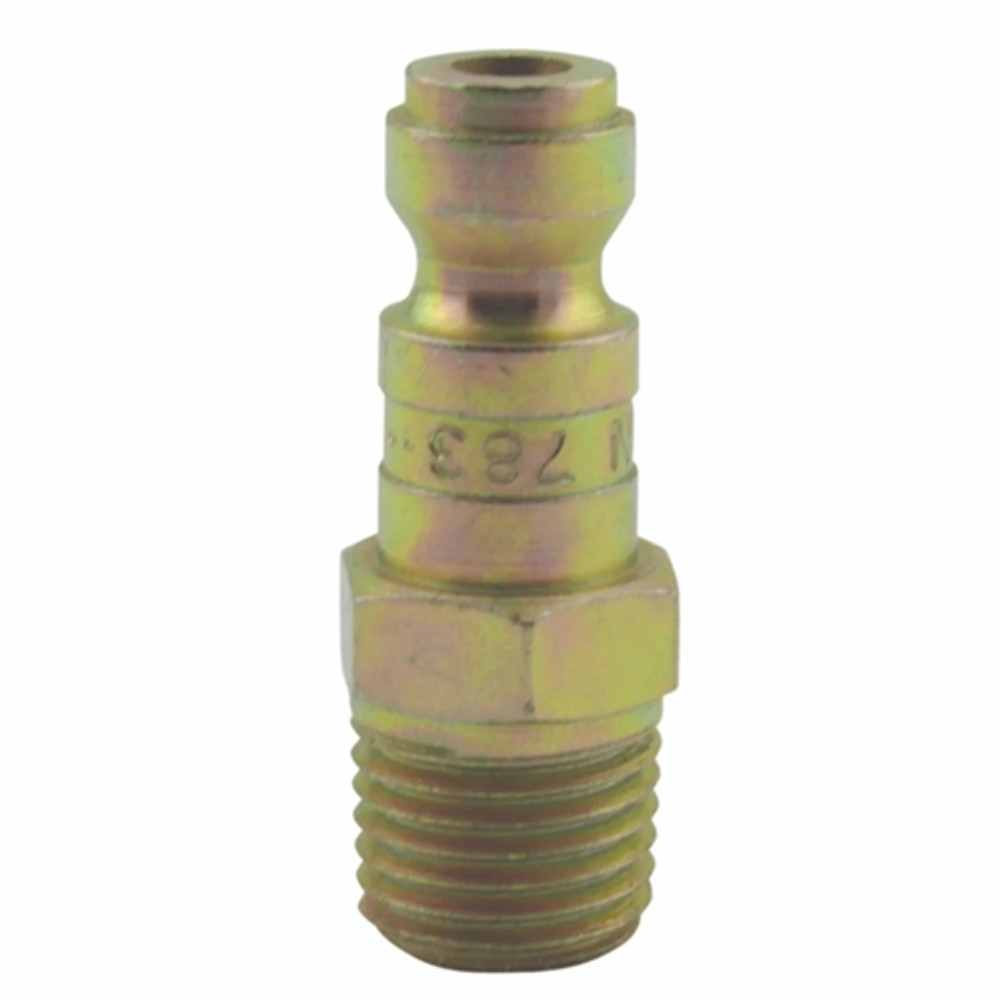 Milton Industries S-783 1/4" NPT Male T-Style Air Plug -  2 Pack