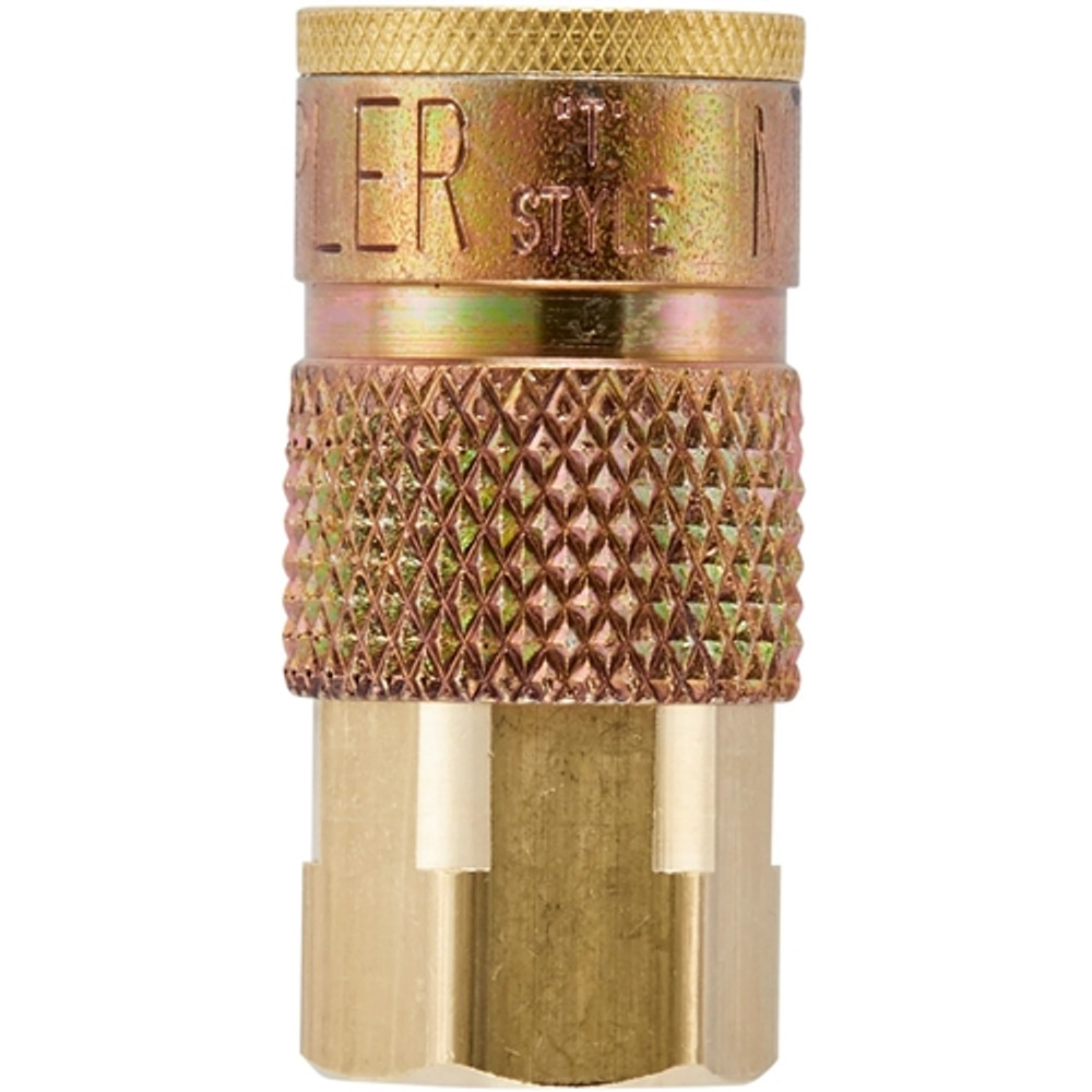 Milton® S-785 1/4" Female NPT T-Style KWIK-CHANGE® Air Coupler