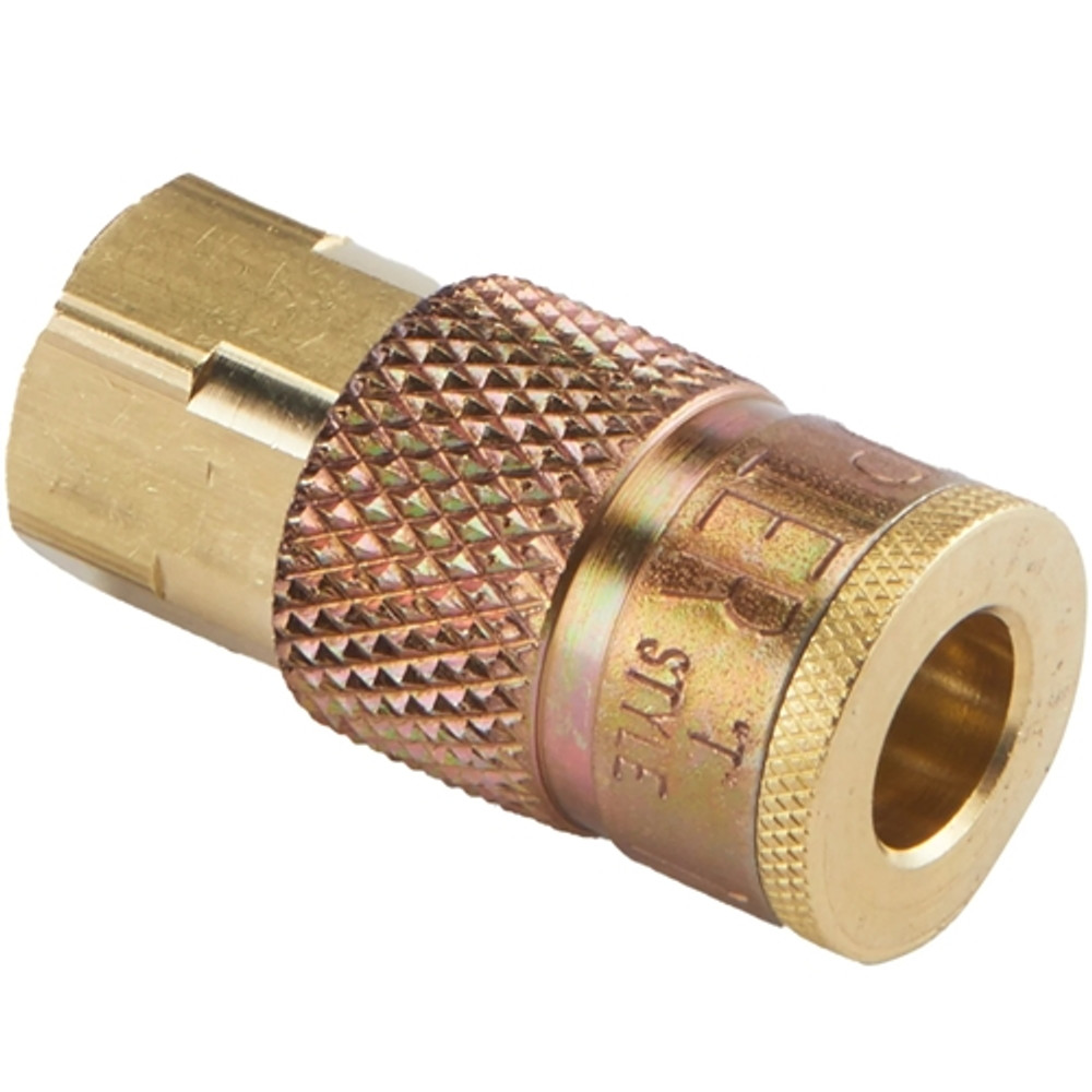 Milton® S-785 1/4" Female NPT T-Style KWIK-CHANGE® Air Coupler