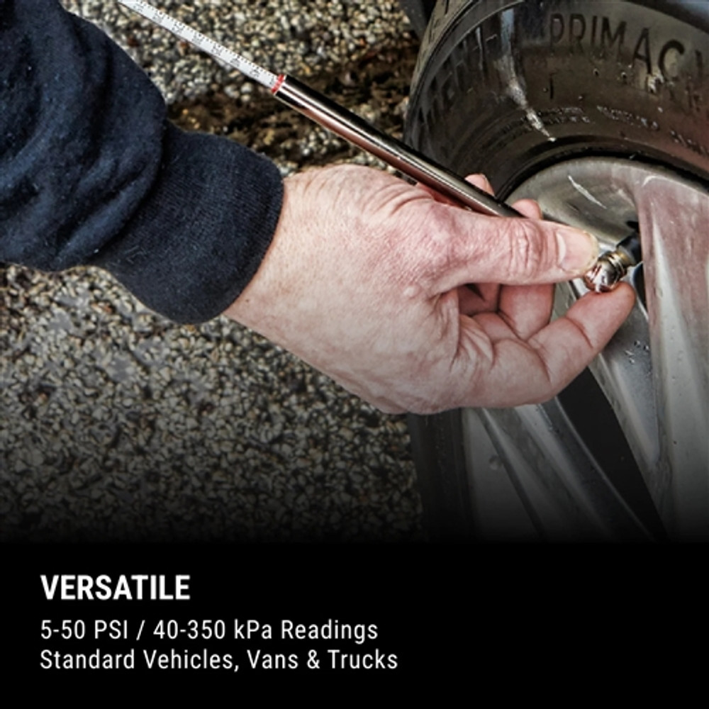 Milton® S-921 5-50PSI Pocket Tire Air Pressure Gauge