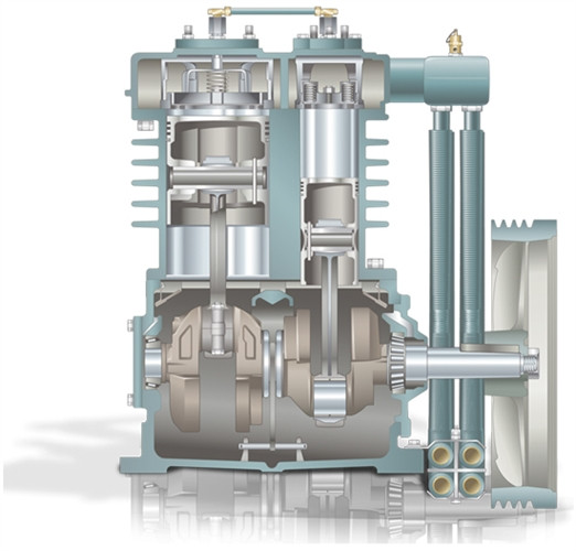 FS-Curtis ML5 5HP 80G Vertical Simplex Tank Mounted Electric Air Compressor
