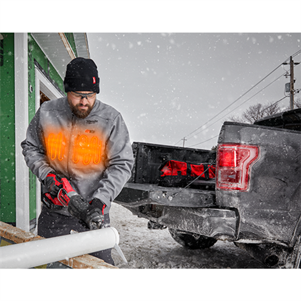 Milwaukee® 204G-21 M12™ Heated TOUGHSHELL™ Jacket Kit,  Gray
