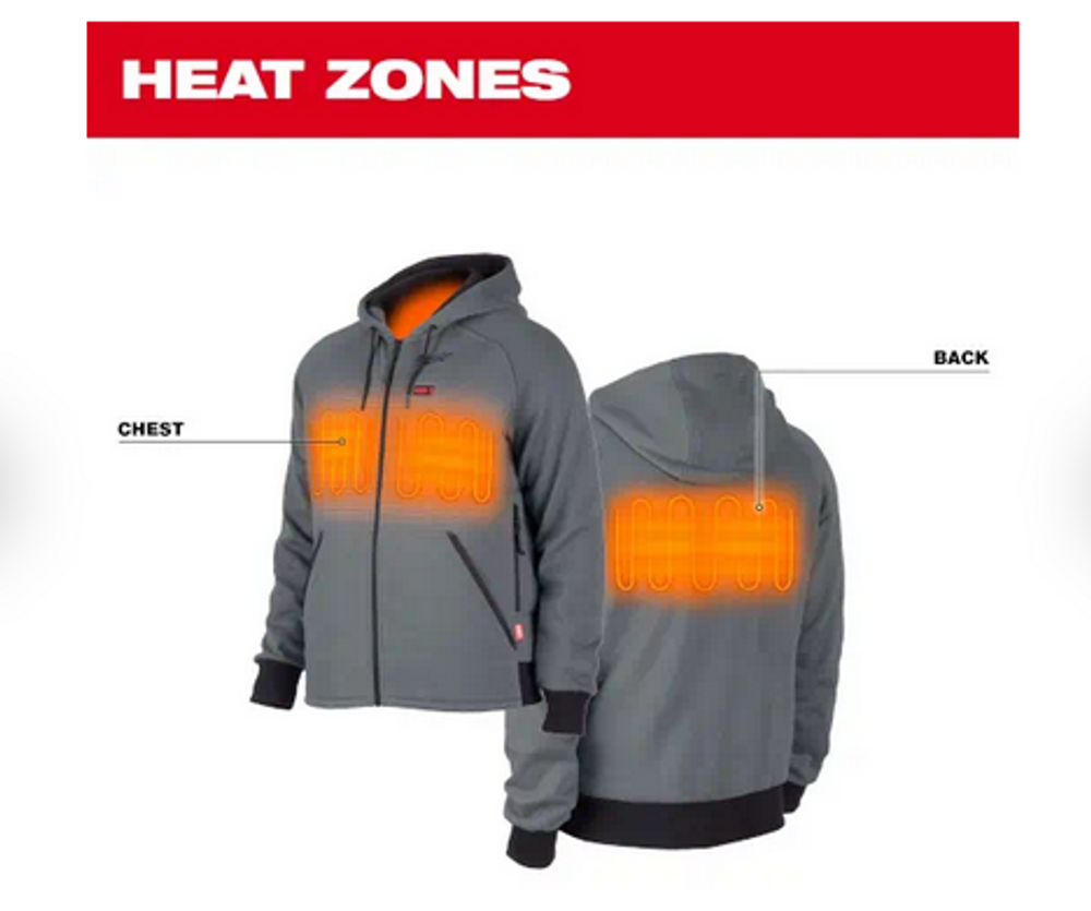 Milwaukee® 306G-21 M12™ Heated Hoodie Kit - Gray