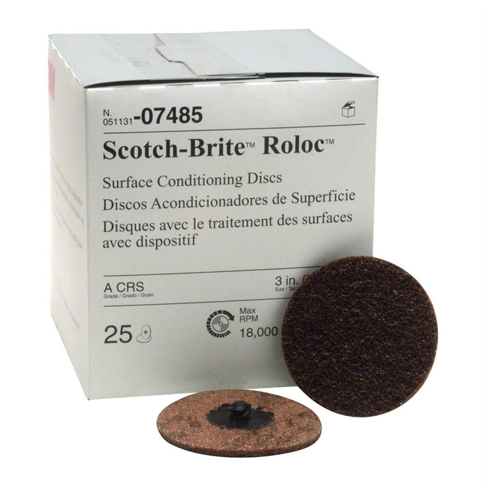 3" Scotch Brite™ Roloc™ Course Discs