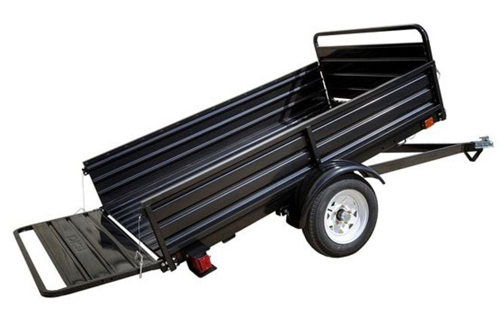 DK2 MMT5X7 5ft x 7ft Multi Purpose Steel Utility Trailer - Black DK2 MMT5X7 5ft x 7ft Multi Purpose Steel Utility Trailer - Black