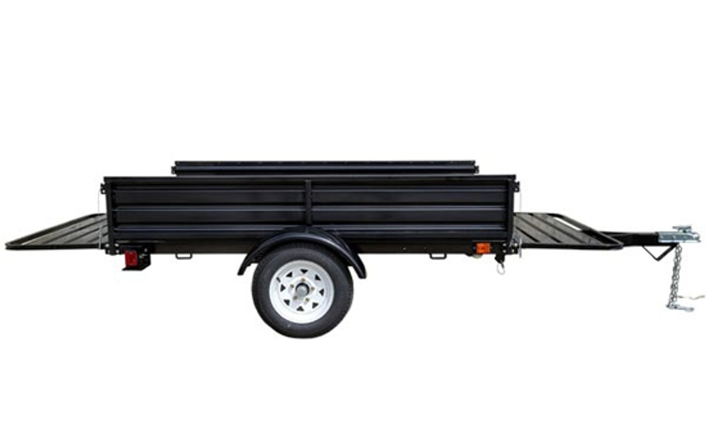 DK2 MMT5X7 5ft x 7ft Multi Purpose Steel Utility Trailer - Black DK2 MMT5X7 5ft x 7ft Multi Purpose Steel Utility Trailer - Black