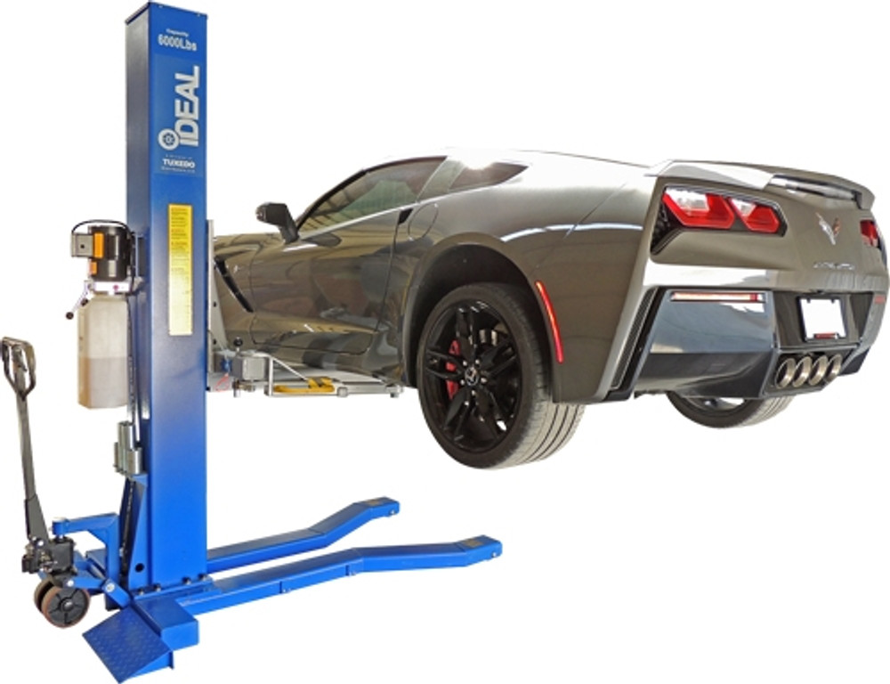 iMobile MSC-6KLP 6,000lb. Low Profile Mobile Single Column Lift