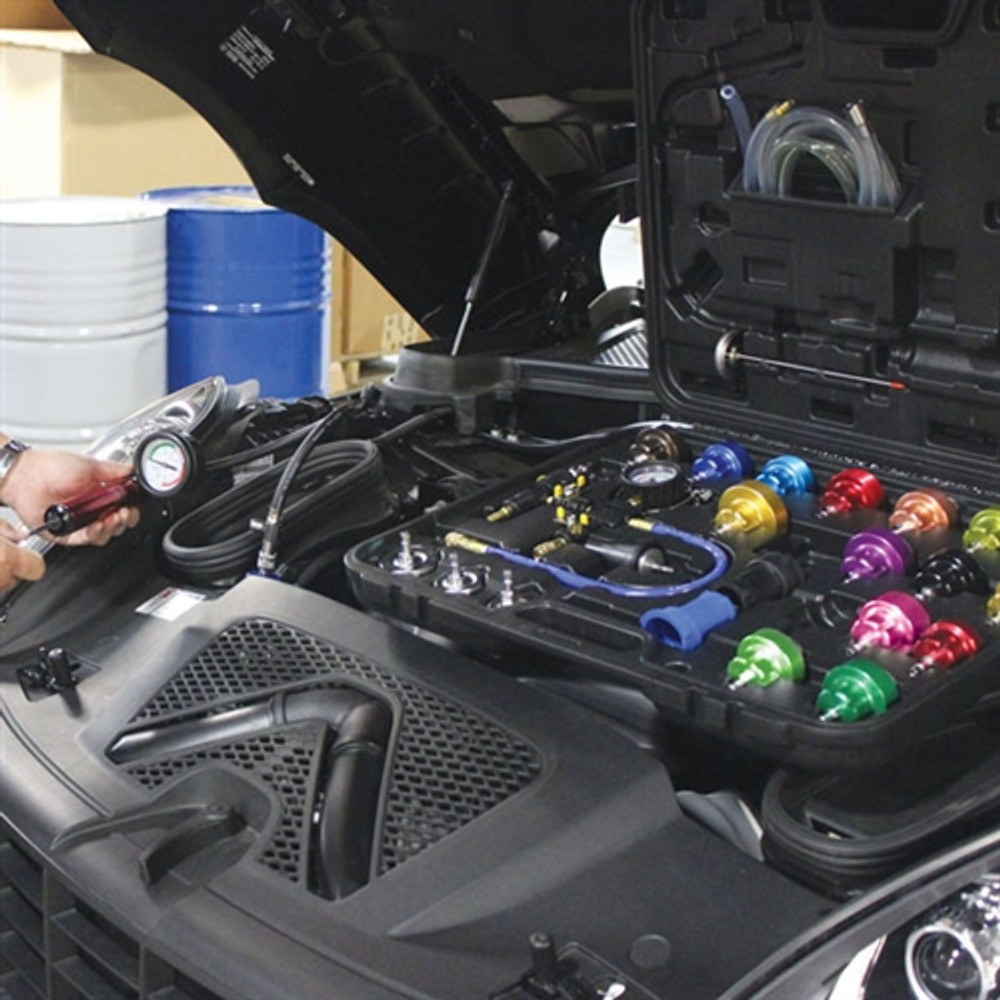 Mastercool 43301-A 27 Piece Master Radiator Pressure Test Kit Mastercool 43301-A 27 Piece Master Radiator Pressure Test Kit