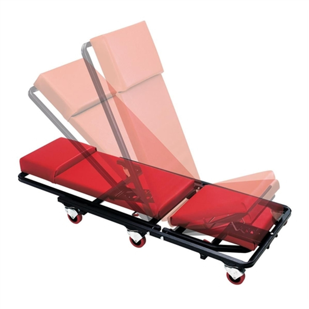 Whiteside Mfg MTL2UP 2Up Adjustable 44" Padded Creeper