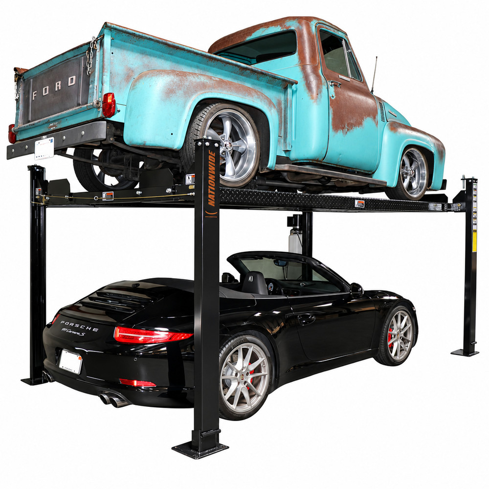 Nationwide NW-4-8KN 8,000lb 4 Post Car Storage & Service Parking Lift