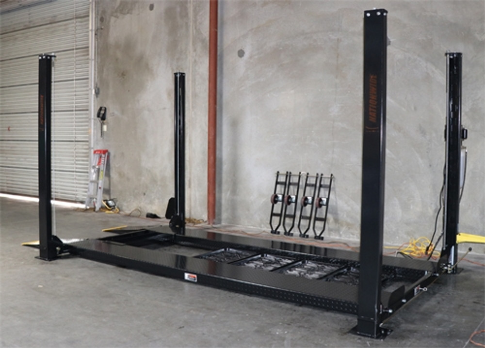 Nationwide NW-4-8KNPlus 8,000lb Ex-Tall 4 Post Car Storage & Service Parking Lift