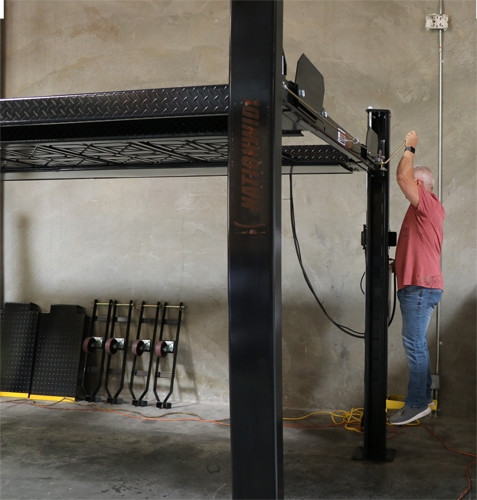 Nationwide NW-4-8KNPlus 8,000lb Ex-Tall 4 Post Car Storage & Service Parking Lift