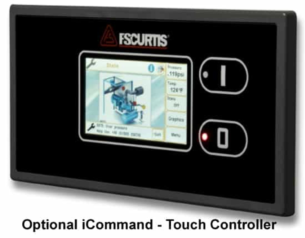 FS-Curtis NxB06 7.5HP Rotary Screw Air Compressor w/Fixed Speed 60G Tank Mounted