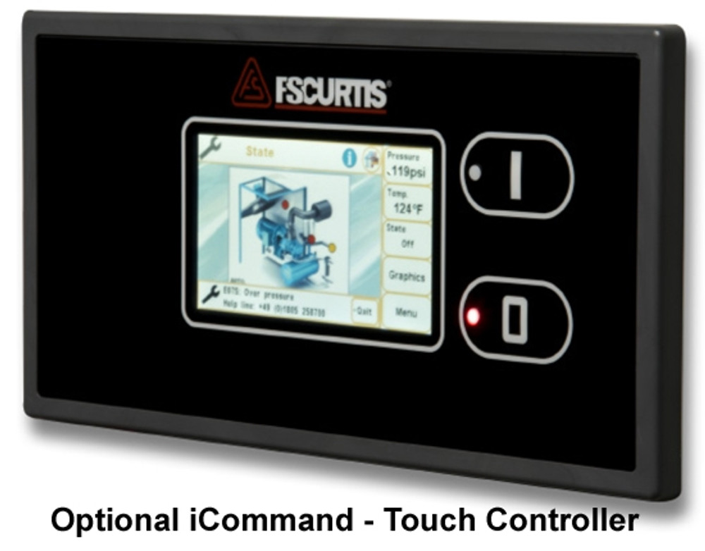 FS-Curtis NxB15 20HP Rotary Screw Air Compressor w/Fixed Speed Base Mounted FS-Curtis NxB15 20HP Rotary Screw Air Compressor w/Fixed Speed Base Mounted