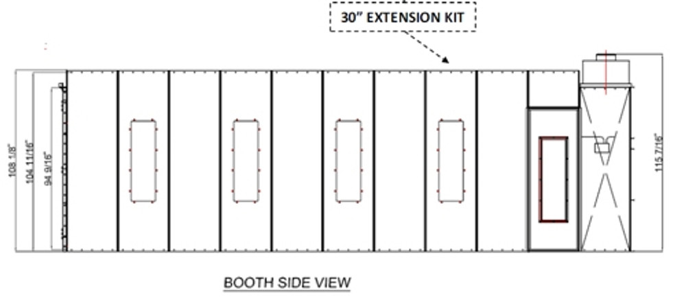 iDeal PSB-AFCF-30LEPK-A 30" Light Extension Kit