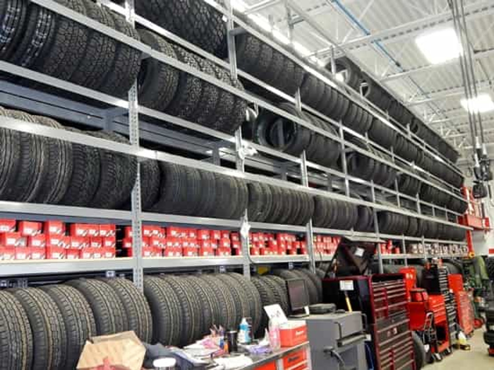 RiveTier&#174; II 6SES Single Starter 6 Tier Tire Rack - 6 Shelves