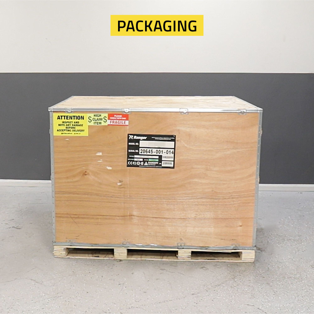 Ranger R80EX Tilt Back  Dual-Tower Assist Tire Changer w/ 34" Clamping Capacity - New Gray Color