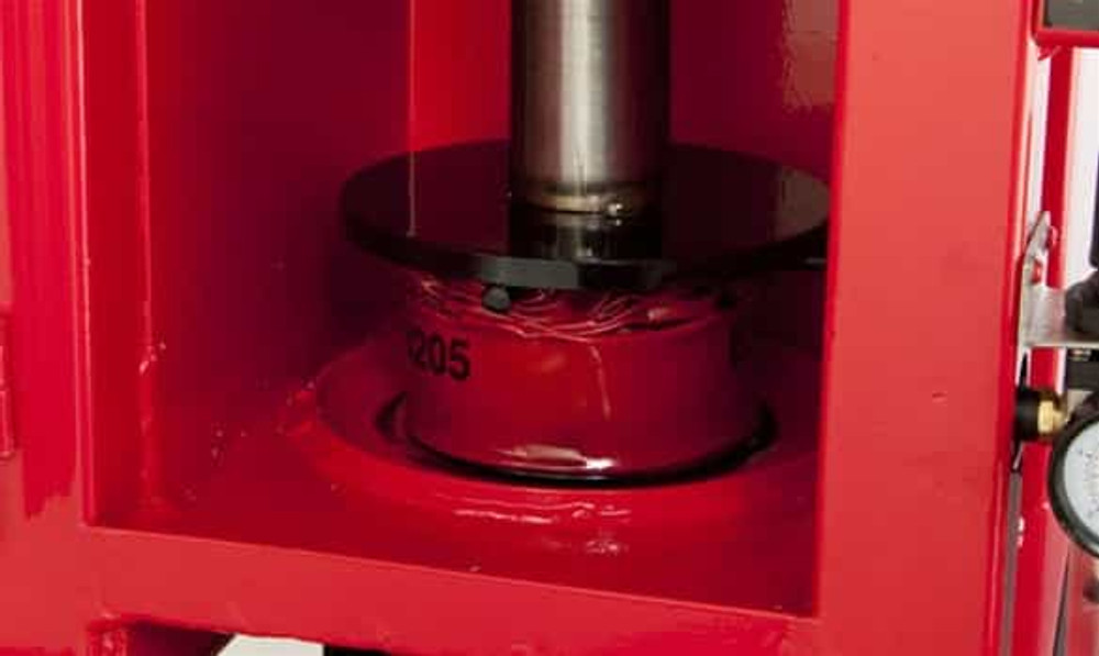 Ranger RP-20FC Industrial 10-Ton Oil Filter / Can Crusher w/Stand