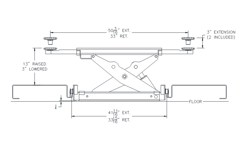 Challenger RJ3.5 3,500lb Rolling Jack