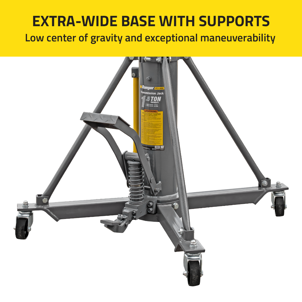 Ranger RTJ-3000 3,000 lb Telescoping Transmission Jack