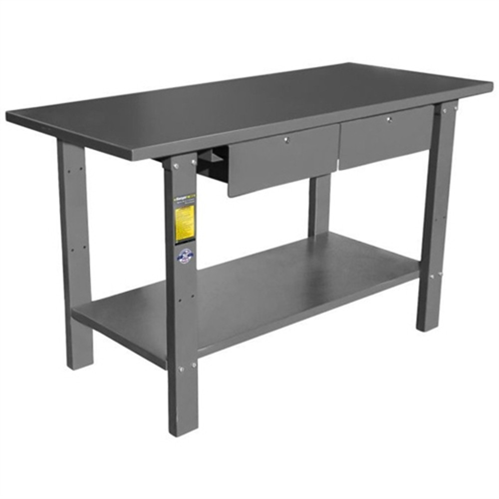 Ranger RWB-2D 2-Drawer Heavy-Duty Work Bench w/Shelf