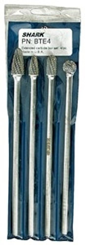 4 Piece Ext Carbide Bur Set