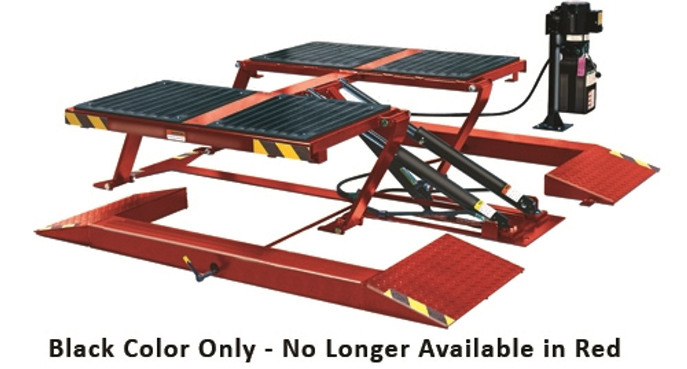 Challenger SRM10 Short Rise Car Lift 10,000 lbs - New Black Color