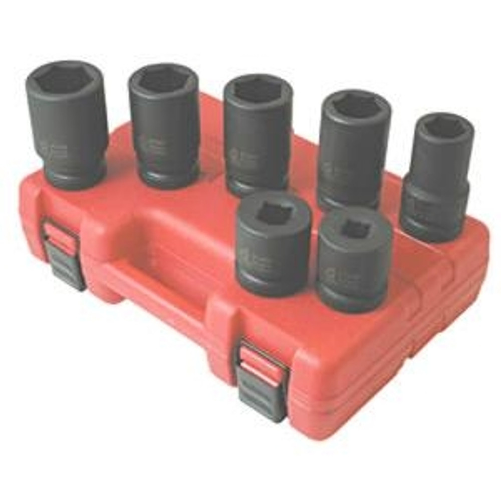 1"D 7pc Deep Metric Impact Socket Set 1"D 7pc Deep Metric Impact Socket Set