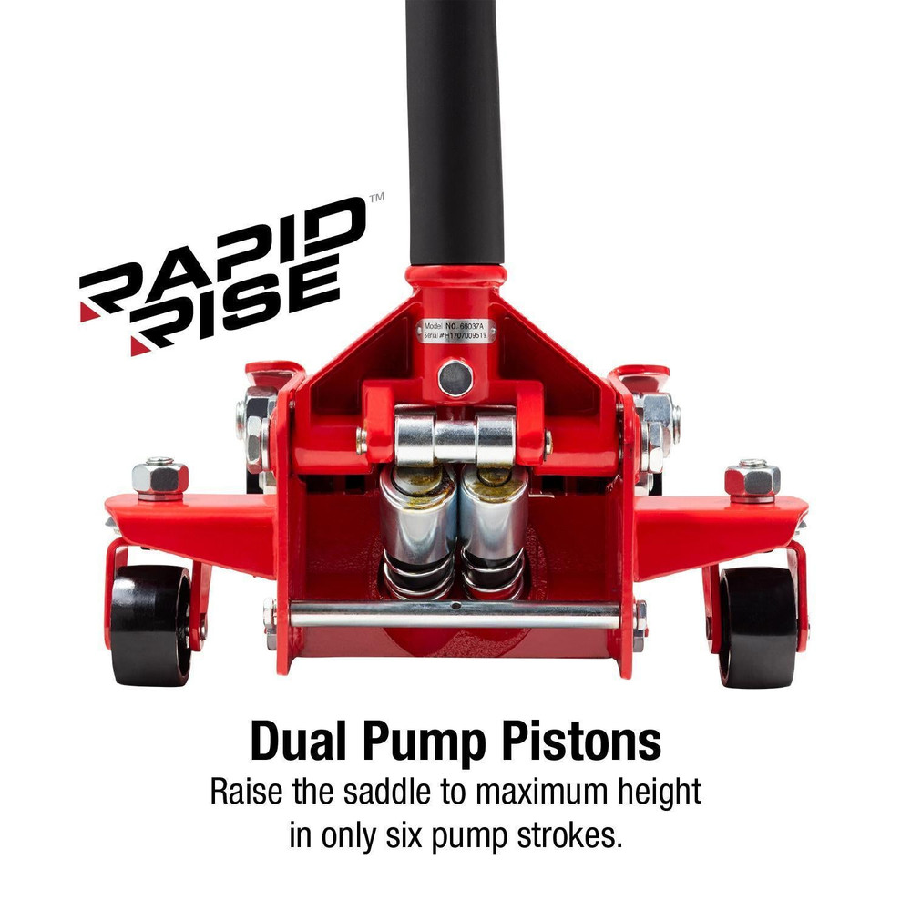 Sunex 66037 3.5 Ton Service Jack with Quick Lift System